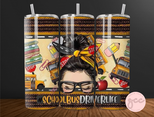School Bus Driver Tumbler