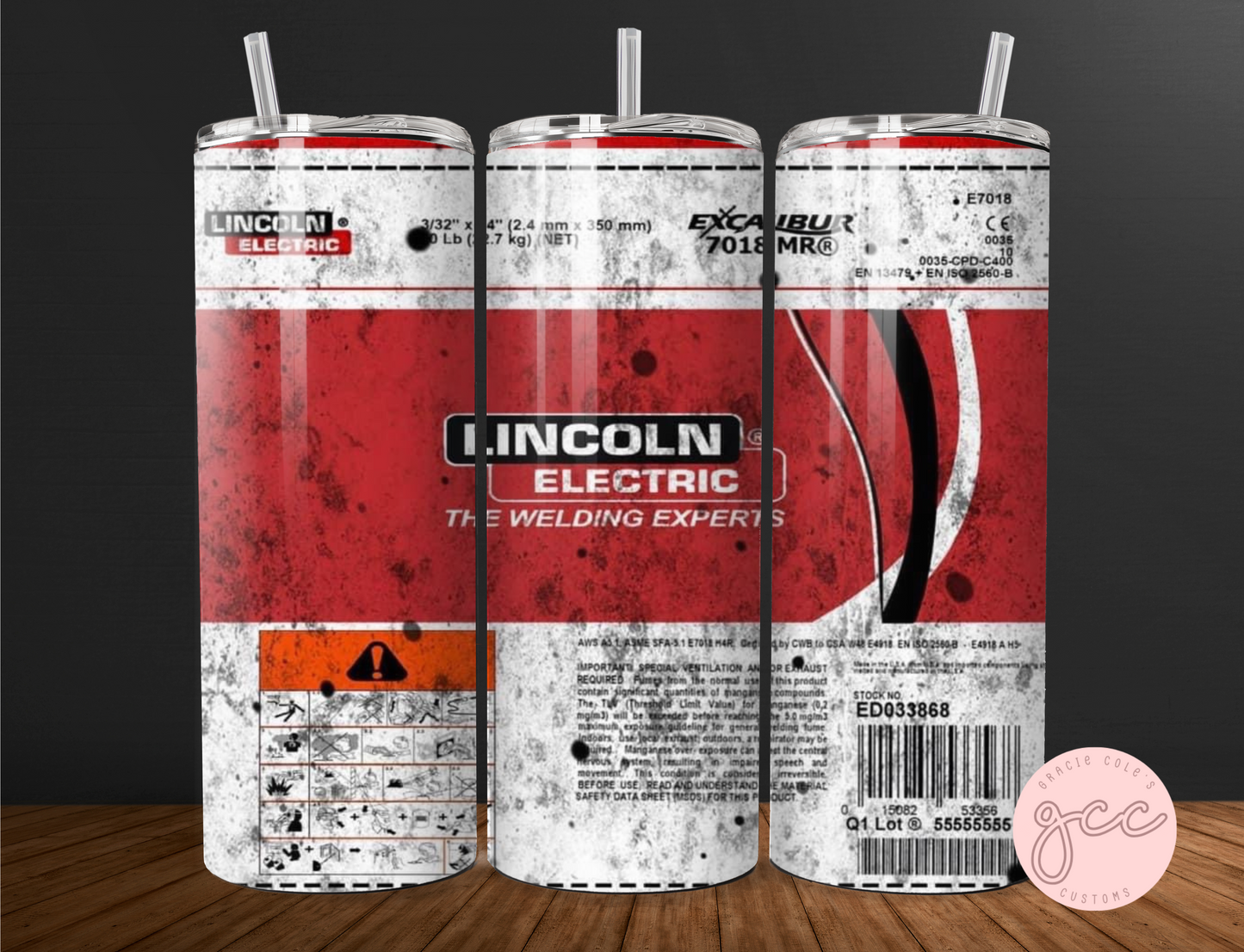 Lincoln Electric Tumbler
