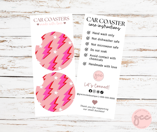 Electric Car Coaster Set