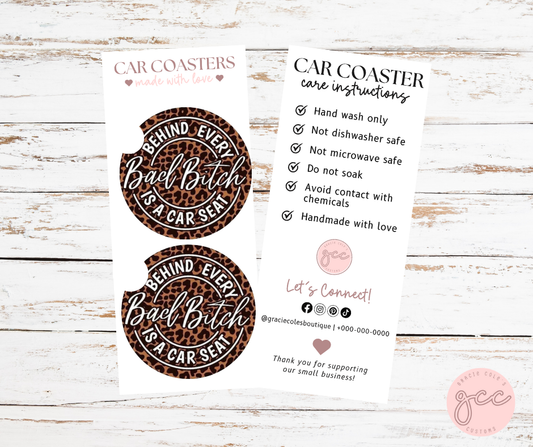 Funny Car Coaster Set