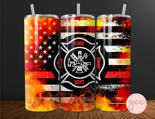 Fire Dept Tumbler