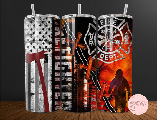 Firefighter Tumbler