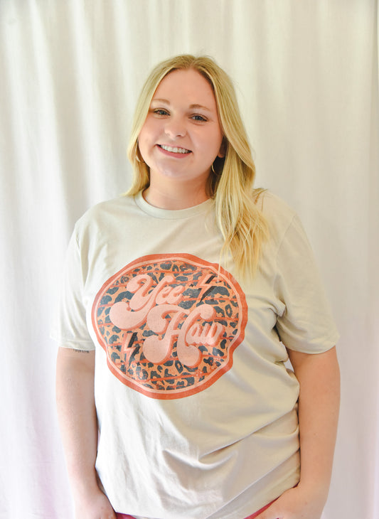 Cheetah Yeehaw Tee