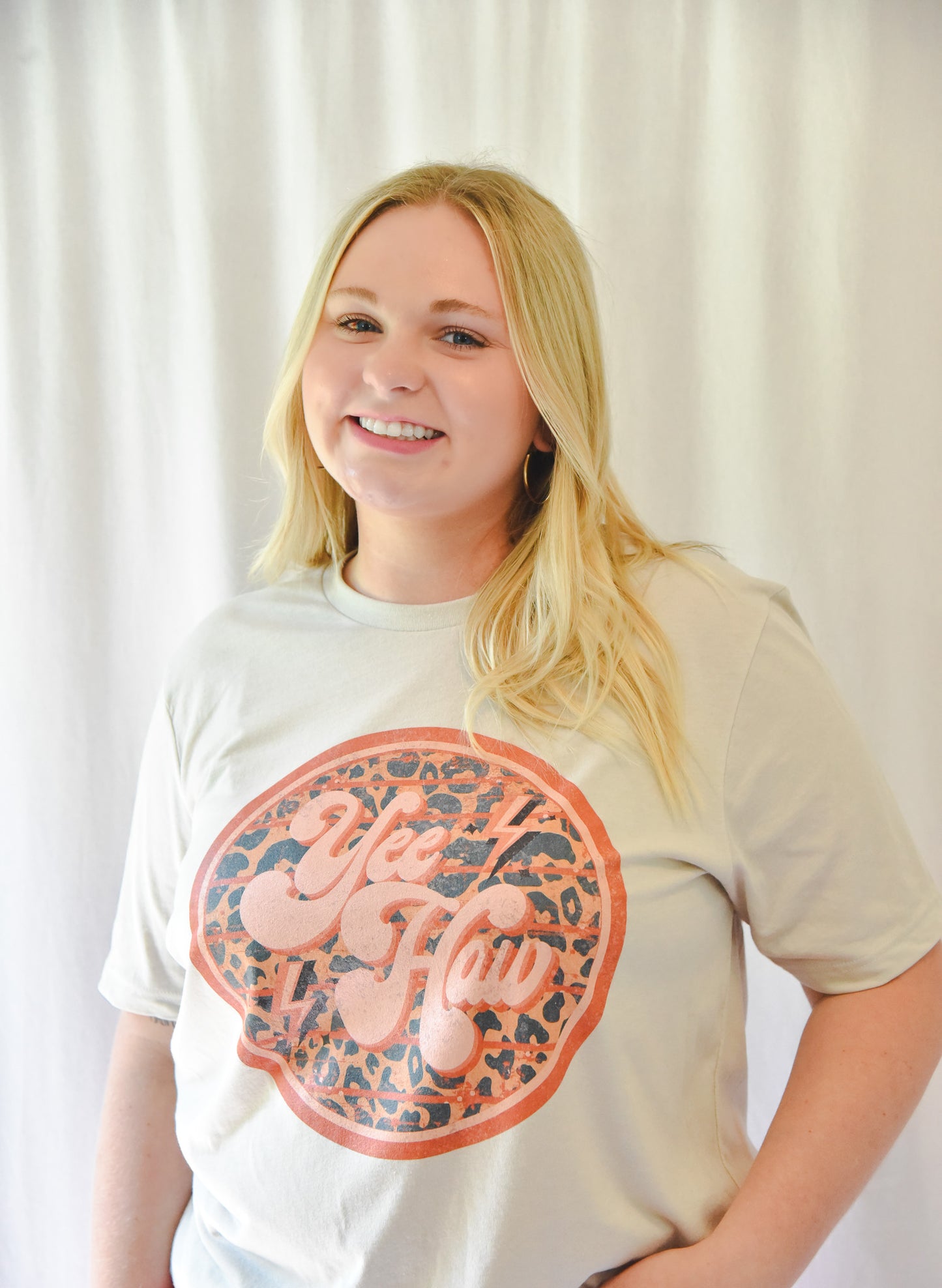 Cheetah Yeehaw Tee