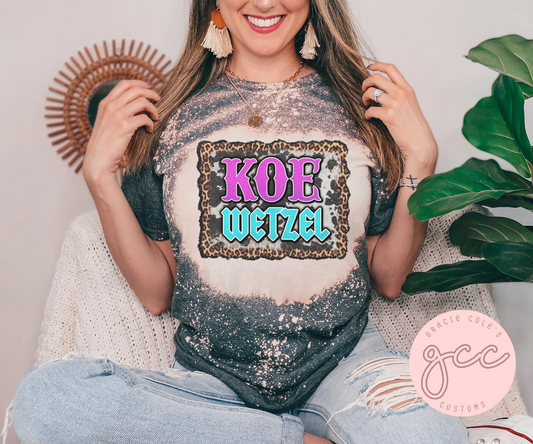 Koe Wetzel Bleached Shirt