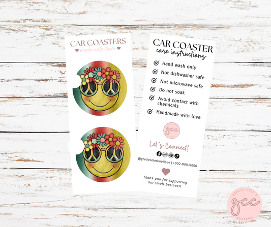 Groovy Car Coaster Set