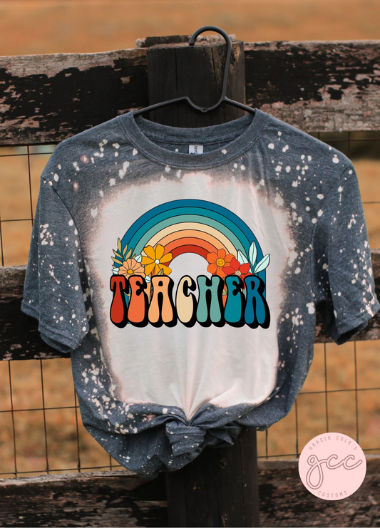 Teacher Bleached Shirt