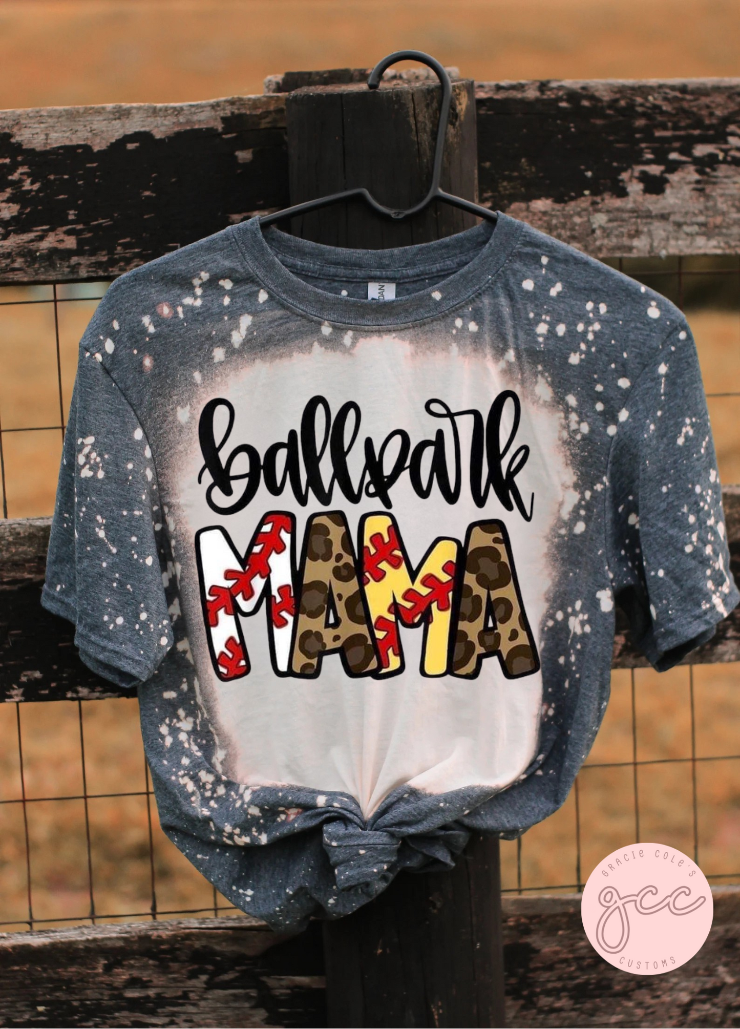 Ballpark Mama Bleached Shirt