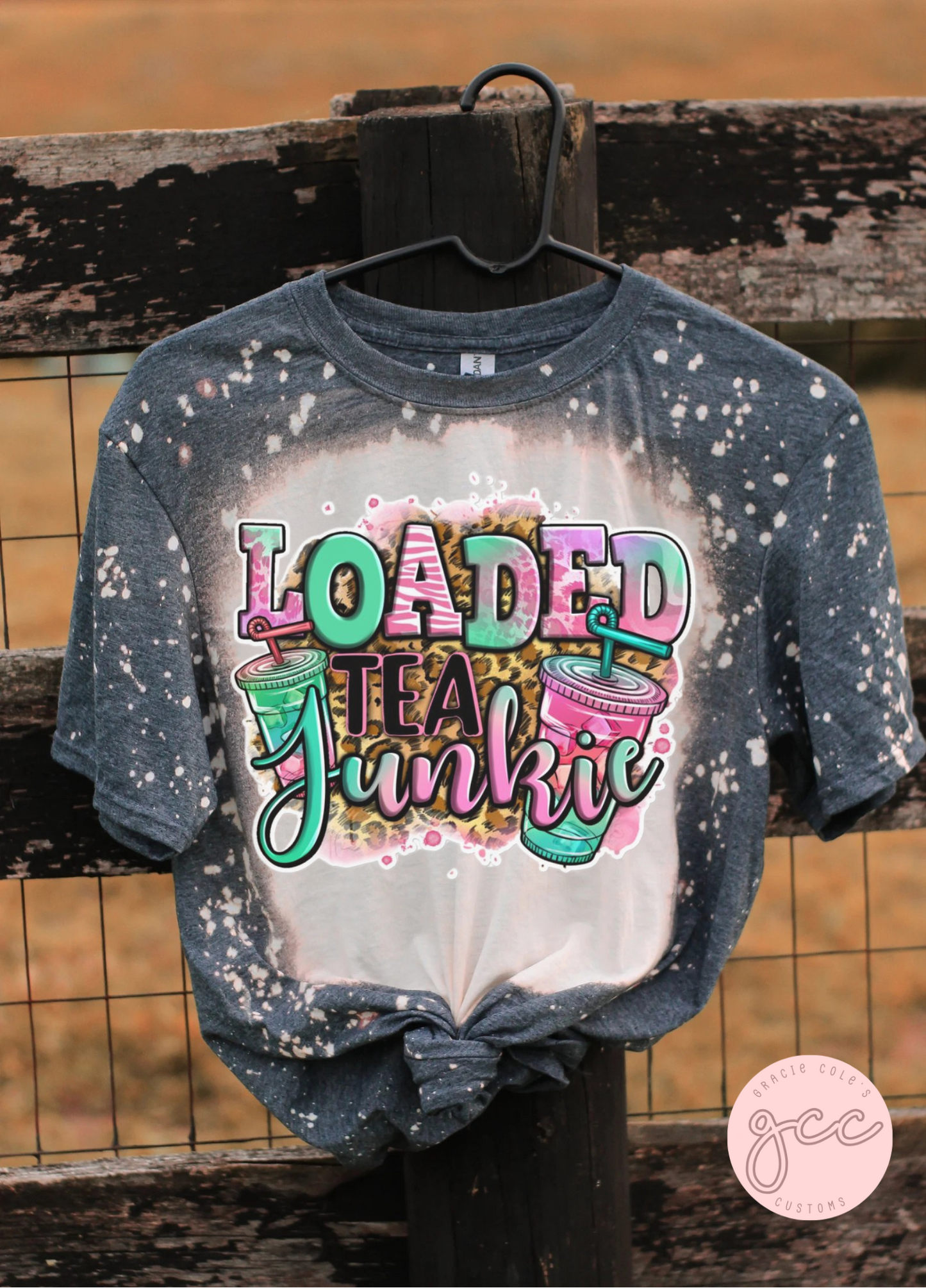 Loaded Tea Junkie Bleached Shirt