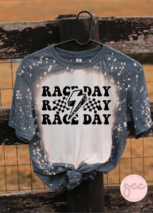 Race Day Bleached Shirt