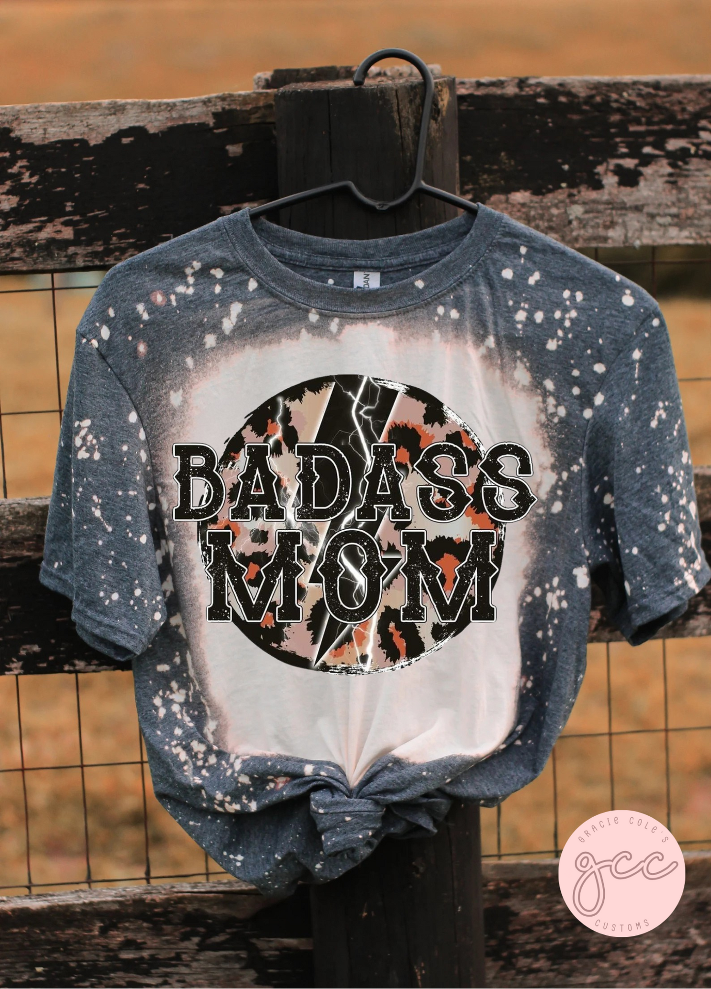 Bad Ass Mom Bleached Shirt