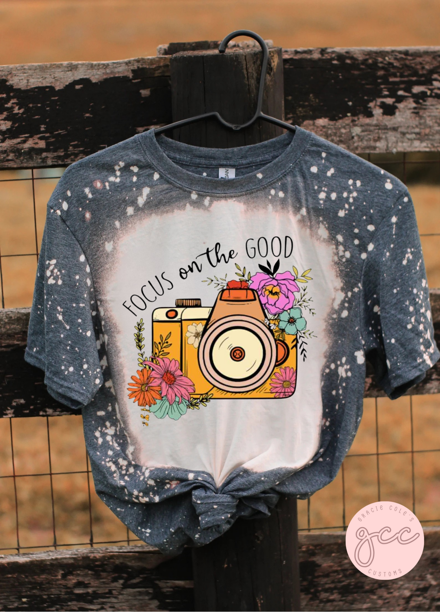 Focus On The Good Bleached Shirt