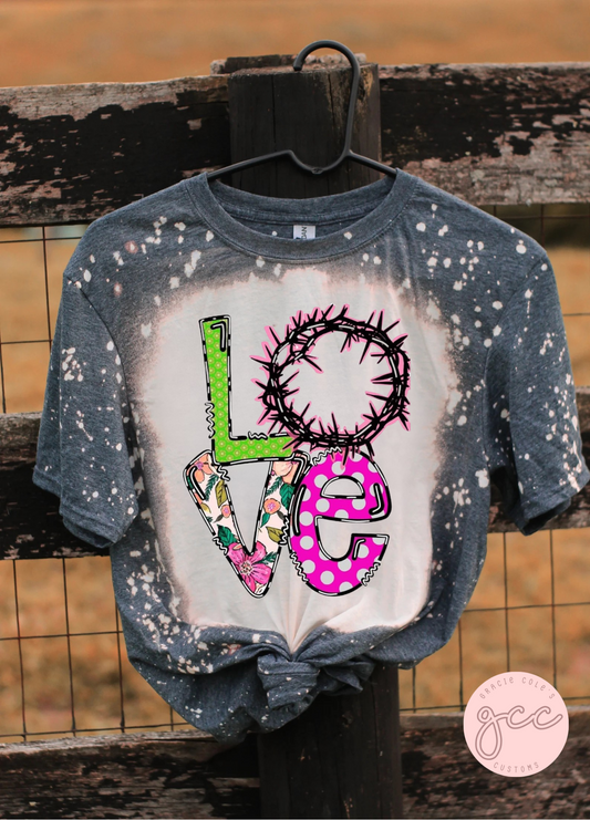 Love Bleached Shirt