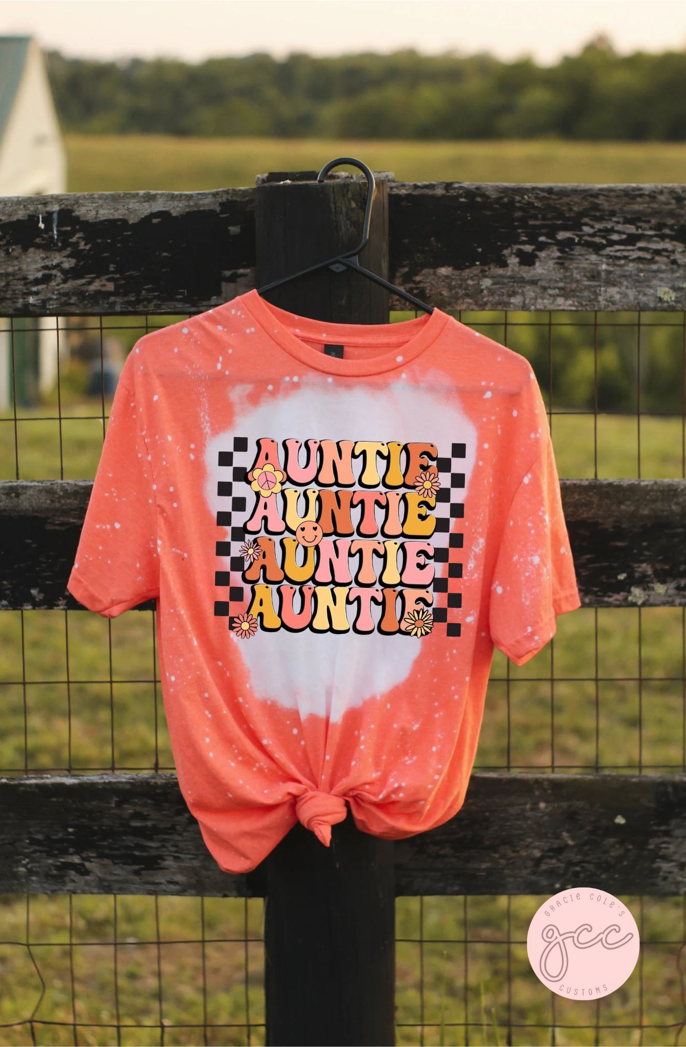 Auntie Bleached Tshirt