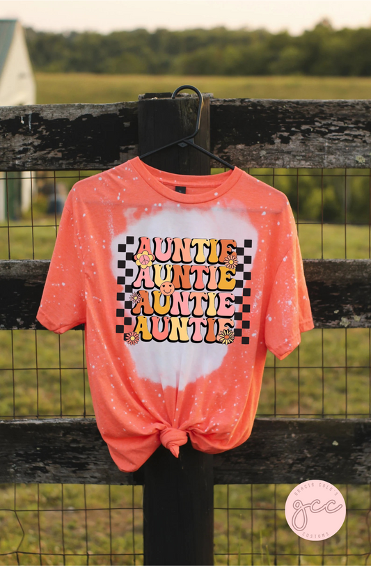 Auntie Bleached Tshirt