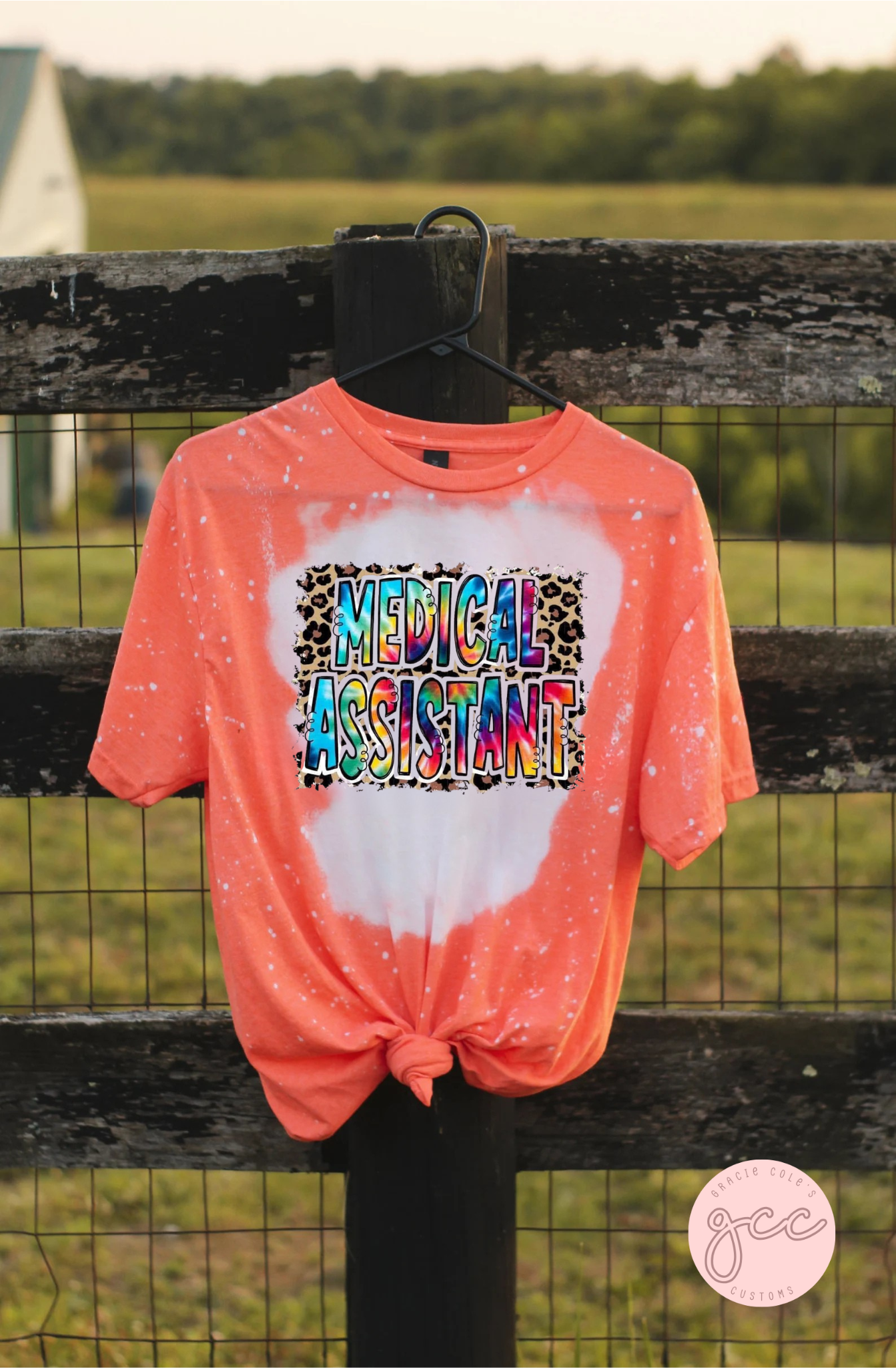 Medical Assistant Bleached Tshirt