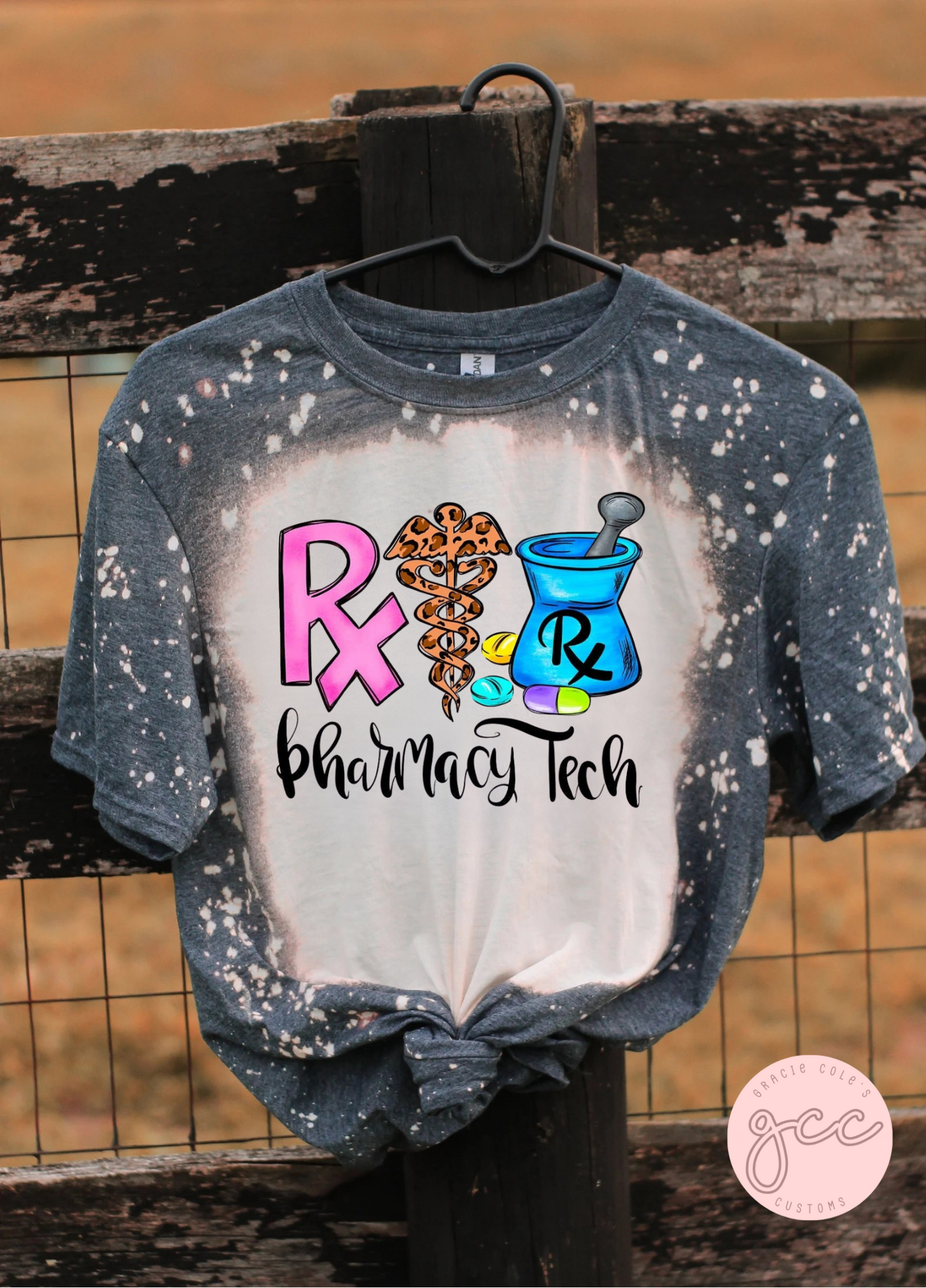 Pharmacy Tech Bleached Shirt
