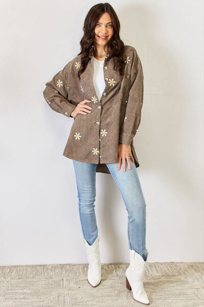 Dainty Daisy Corduroy Jacket