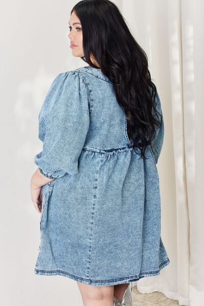 Jean Babydoll Dress