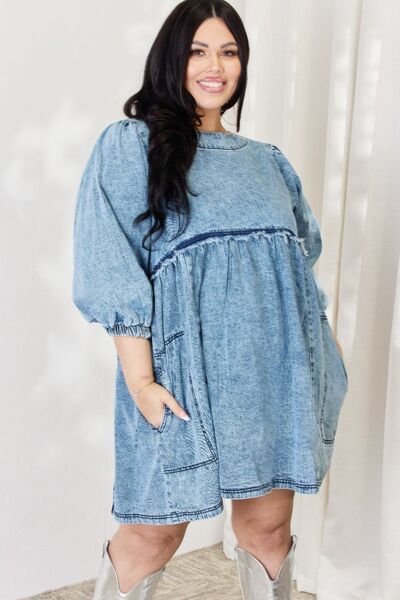 Jean Babydoll Dress