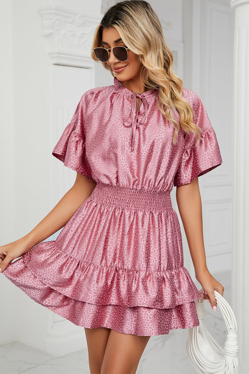 Cheetah Metallic Dress