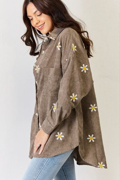 Dainty Daisy Corduroy Jacket