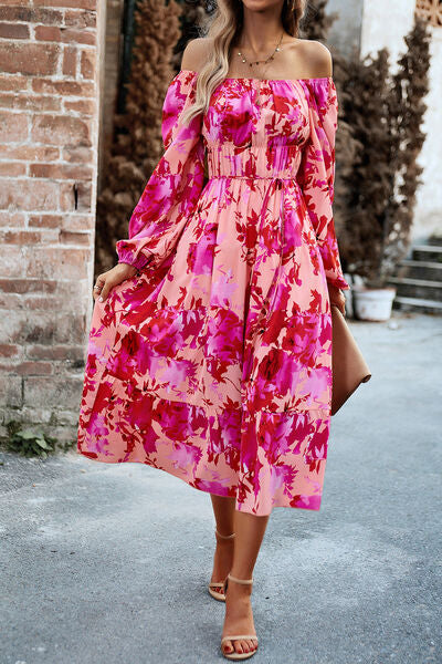 Neon Florals Dress