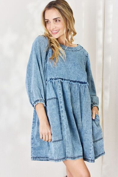 Jean Babydoll Dress