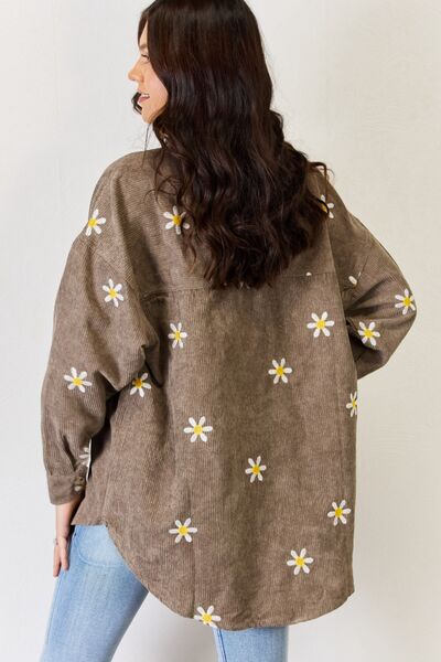 Dainty Daisy Corduroy Jacket