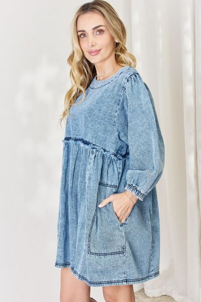 Jean Babydoll Dress