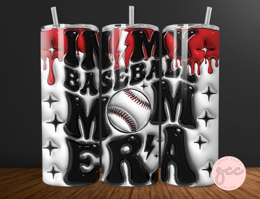 Baseball Mom Era Tumbler