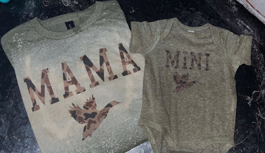 Camo Mama Bleached Tee