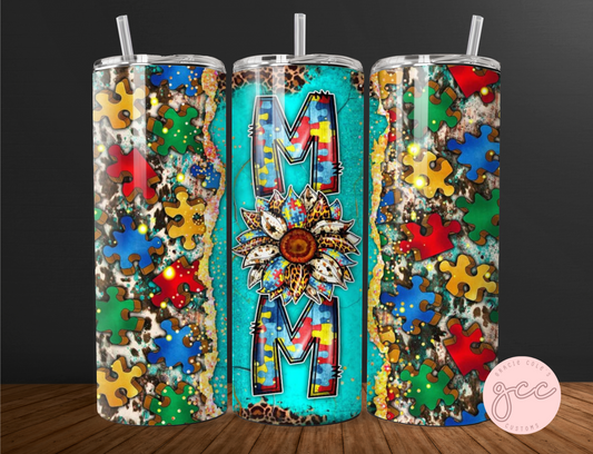 Autism Mom Tumbler