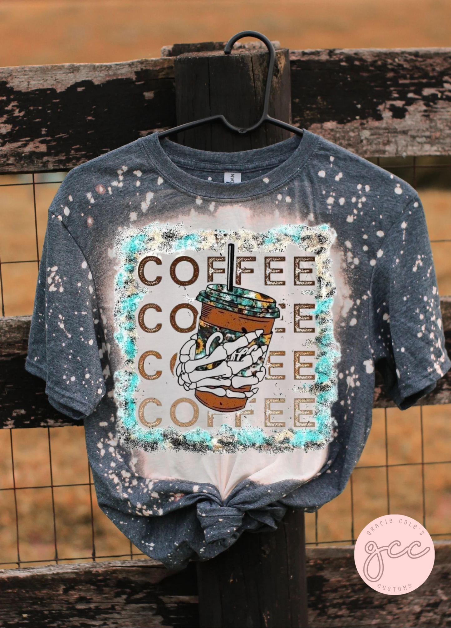 Coffee Bleached Shirt