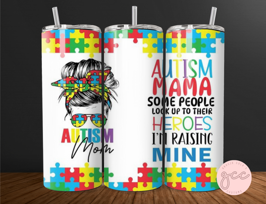 Autism Mom Tumbler