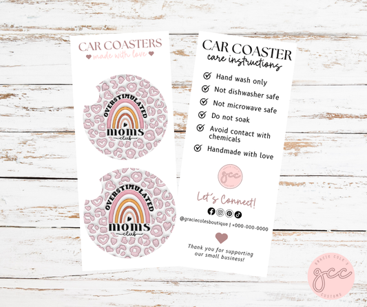 Overstimulated Moms Club Coaster Set