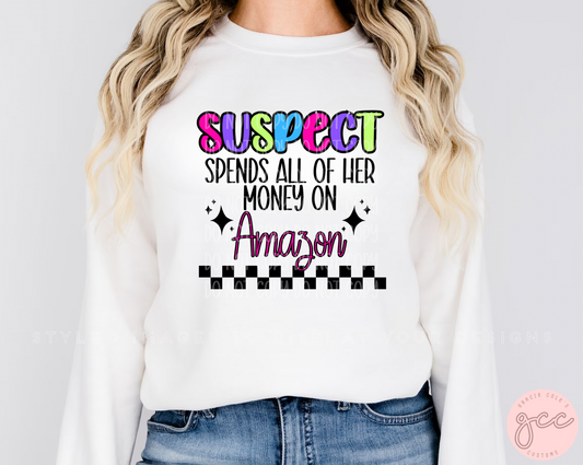 Suspect Spends All Of Her Money On Amazon