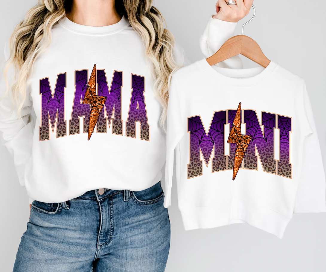 Mama + Mini Halloween Sweatshirts