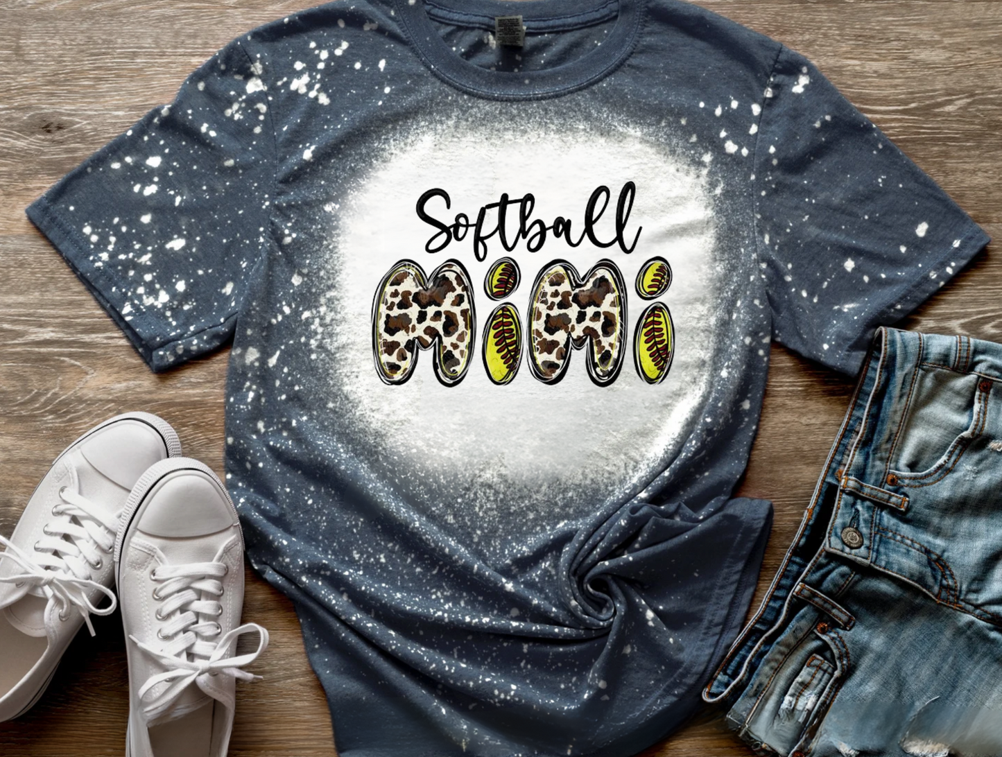 Softball Mimi Bleached Tee