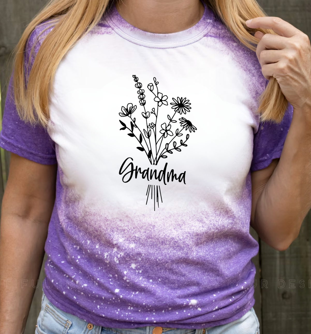 Grandma Bleached Tee