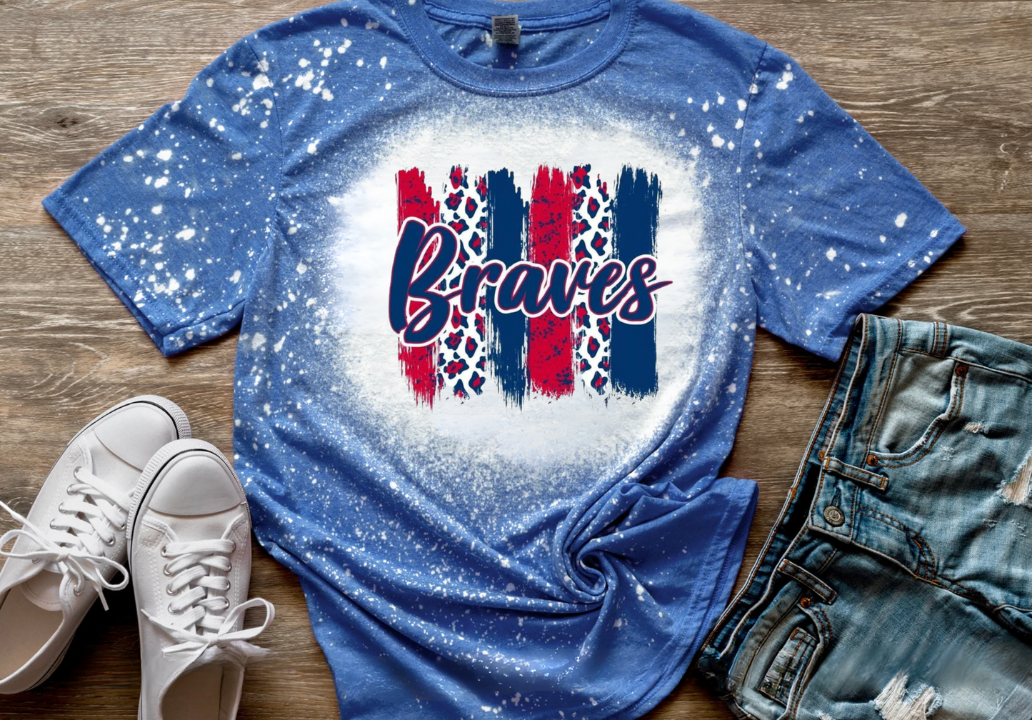 Braves Bleached Tee