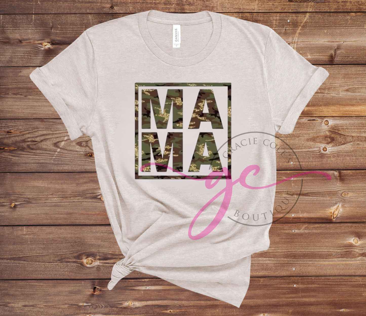 Camo Mama Graphic Tee