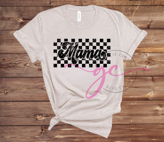 Checkered Mama T-Shirt