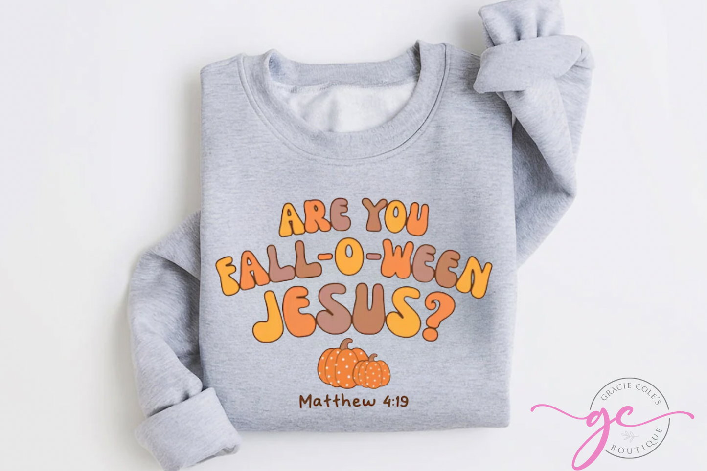 Falloween Jesus Sweatshirt