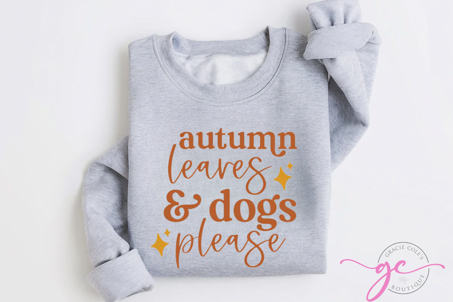 Autumn Leaves & Dogs Please Sweatshirt