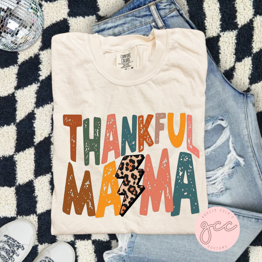Thankful Mama Comfort Color T-Shirt