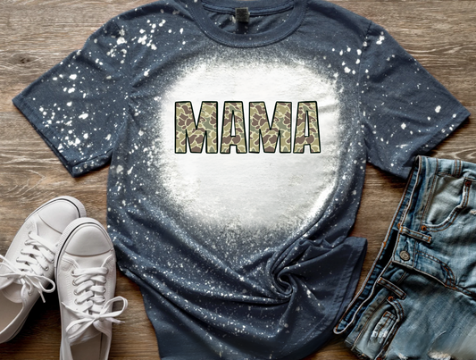 Camo Mama Bleached Tee