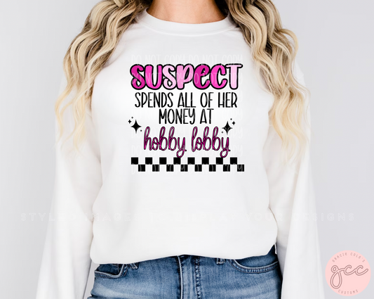 Suspect Spends All Of Her Money At Hobby Lobby - Pink Edition