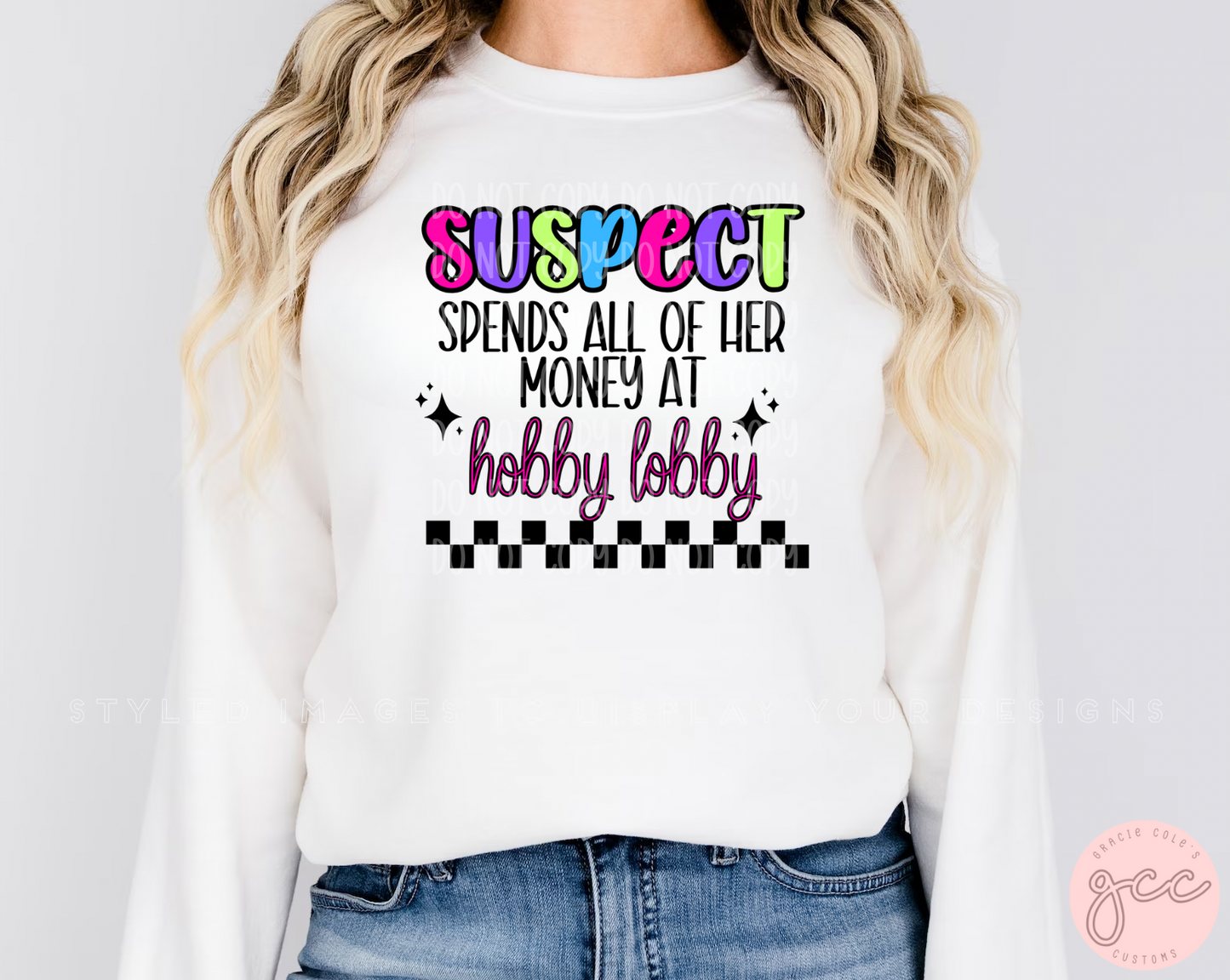 Suspect Spends All Of Her Money At Hobby Lobby