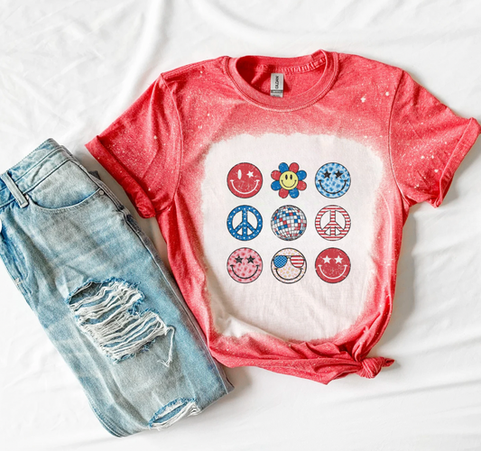 America Bleached Shirt